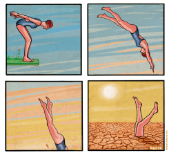 DROUGHT DIVE by Peter Kuper