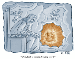 HEAVEN AND EARTH by Peter Kuper