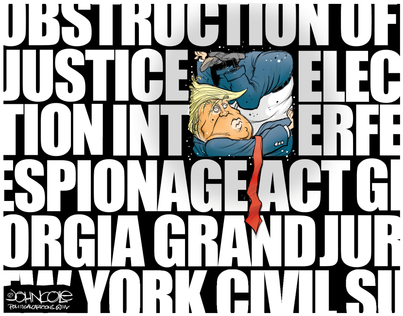 Trump trapped