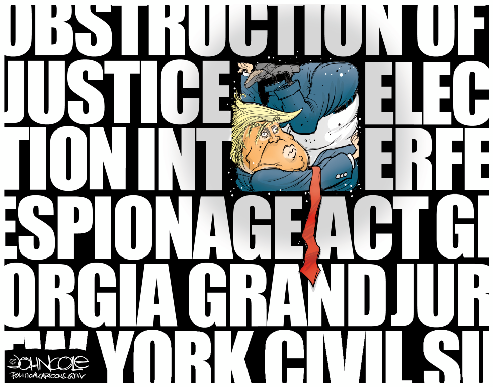 Trump trapped