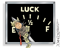 UPDATED TRUMP'S LUCK RUNS LOW by John Cole