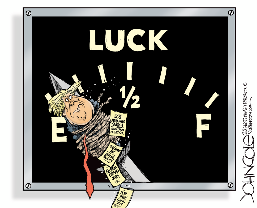 UPDATED Trump's luck runs low