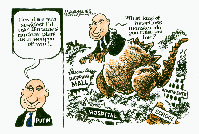 Putin and Ukraine nuclear plant