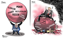 GORBACHEV AND PUTIN by Paresh Nath