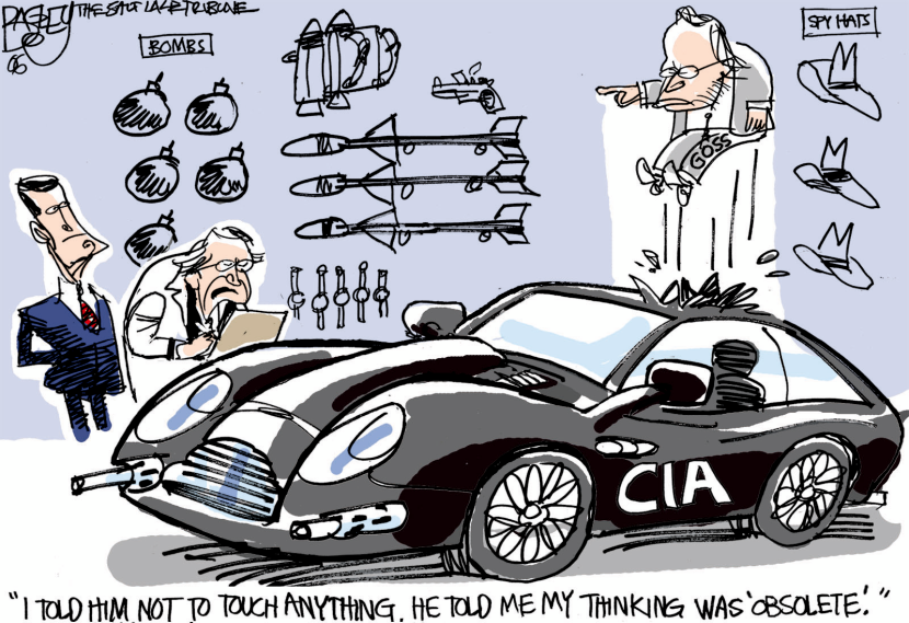 CIA Boss Goss Ejected