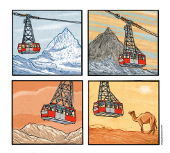 MELTING GLACIERS by Peter Kuper