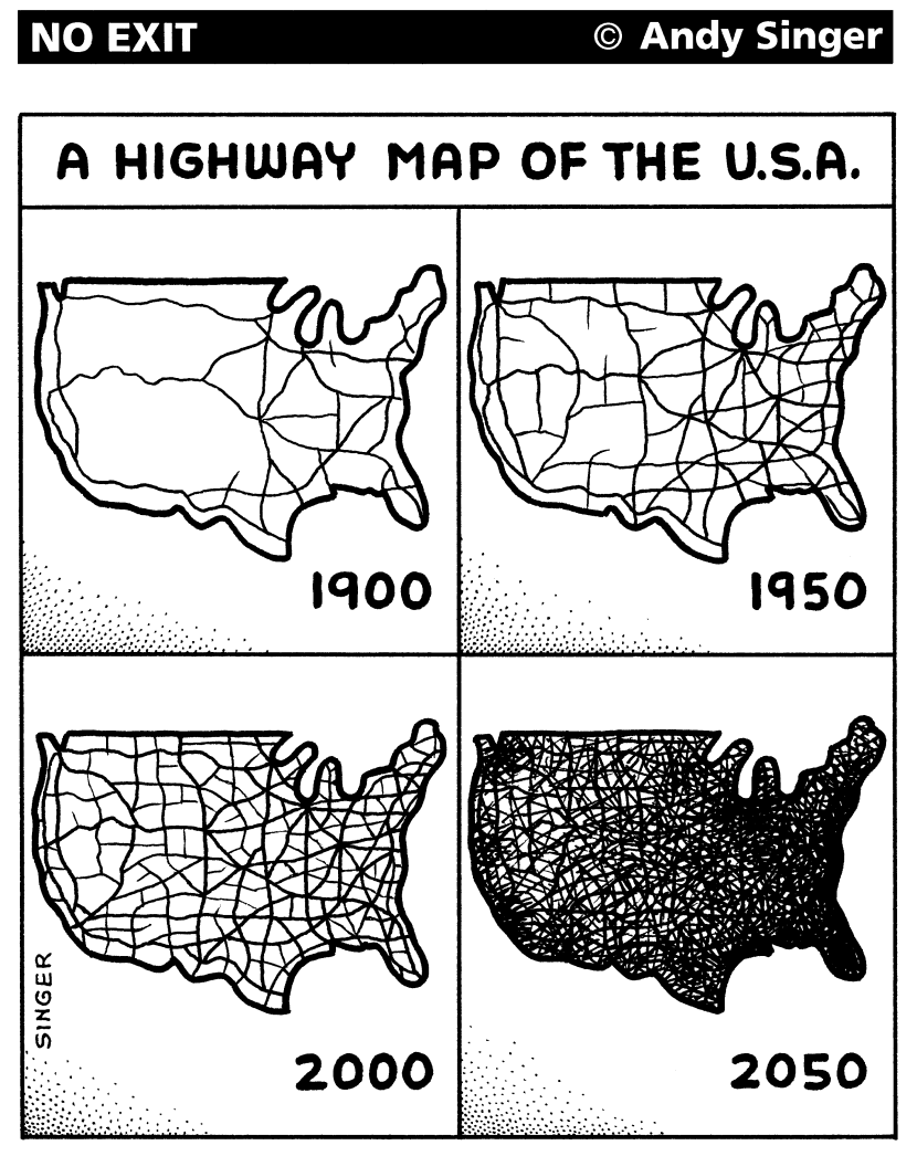 Highway Map of USA