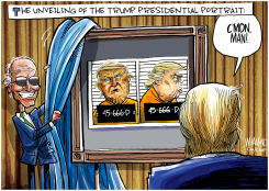 TRUMP PRESIDENTIAL PORTRAIT by Dave Whamond
