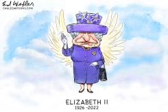 FAREWELL QUEEN ELIZABETH 1926 TO 2022 by Ed Wexler