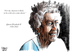 QUEEN ELIZABETH II RIP by Dave Whamond