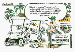 TRUMP NUCLEAR SECRETS AT MAR-A-LAGO by Jimmy Margulies