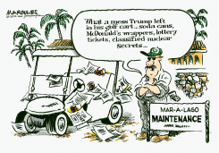 TRUMP NUCLEAR SECRETS AT MAR-A-LAGO by Jimmy Margulies