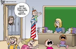 THANK YOU FOR YOUR SERVICE TEACHERS by Bruce Plante