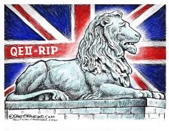 QUEEN ELIZABETH II - RIP by Dave Granlund