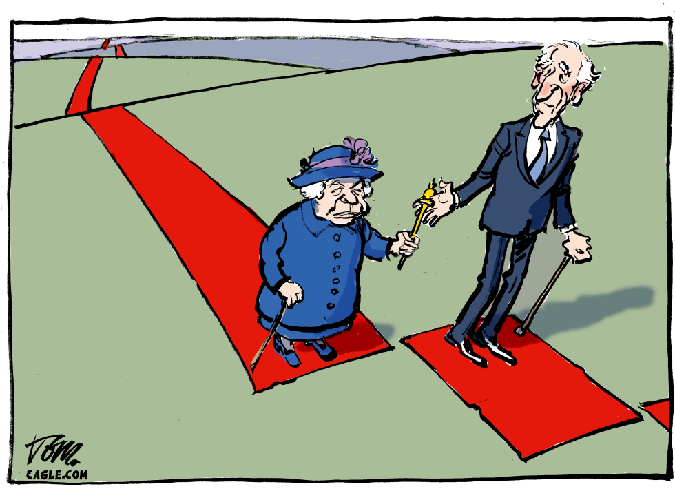 Queen Elizabeth II and Charles III
