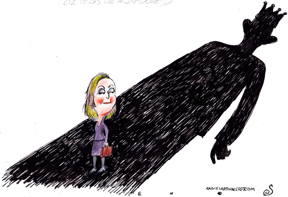 Liz Truss Overshadowed