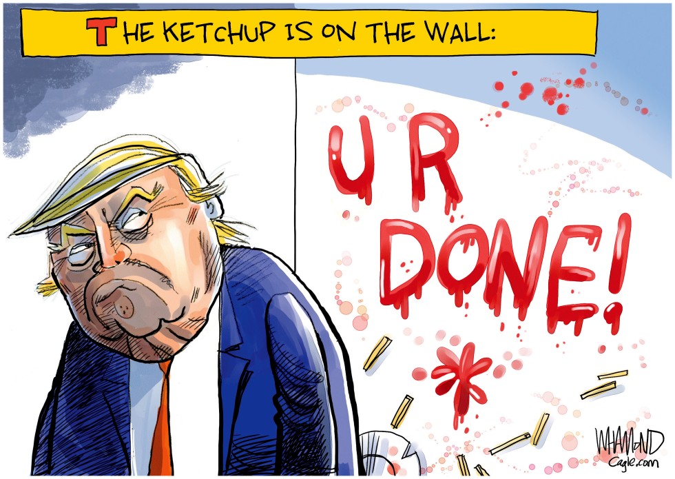 Writing on the wall for Trump