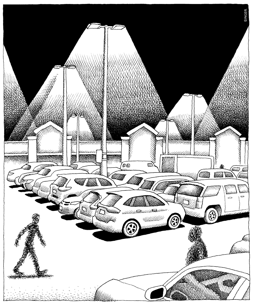 Parking Lot at Night