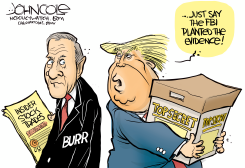 NORTH CAROLINA BURR AND TRUMP by John Cole