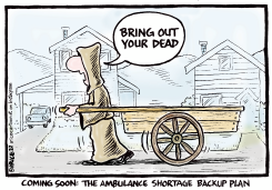 NEW AMBULANCE SHORTAGE PLAN by Ingrid Rice