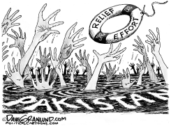 PAKISTAN DISASTER RESPONSE 2022 by Dave Granlund