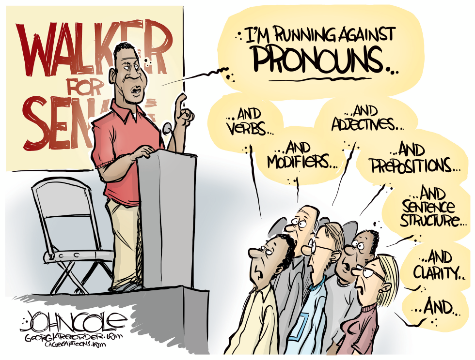 GEORGIA Walker against pronouns