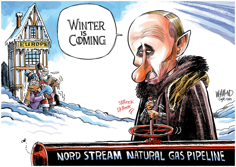 Russia shuts off gas to Europe