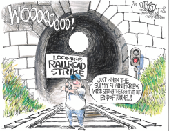 RAILROAD STRIKE by John Darkow