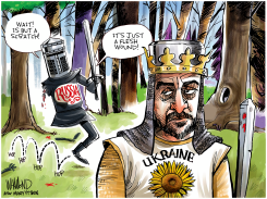 RUSSIAN FLESH WOUND by Dave Whamond