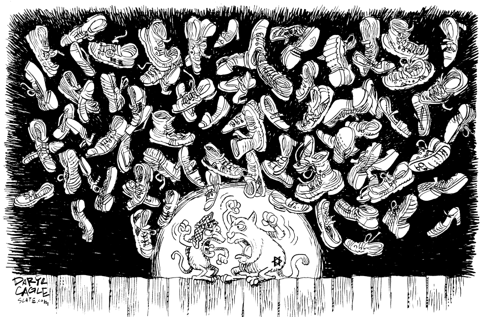 Arafat Sharon Cats Shoe