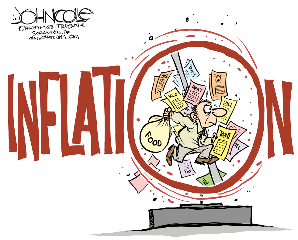 Inflation hamster wheel