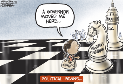 MIGRANTS AS PAWNS by Jeff Koterba