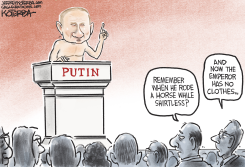 THE EMPEROR HAS NO CLOTHES by Jeff Koterba