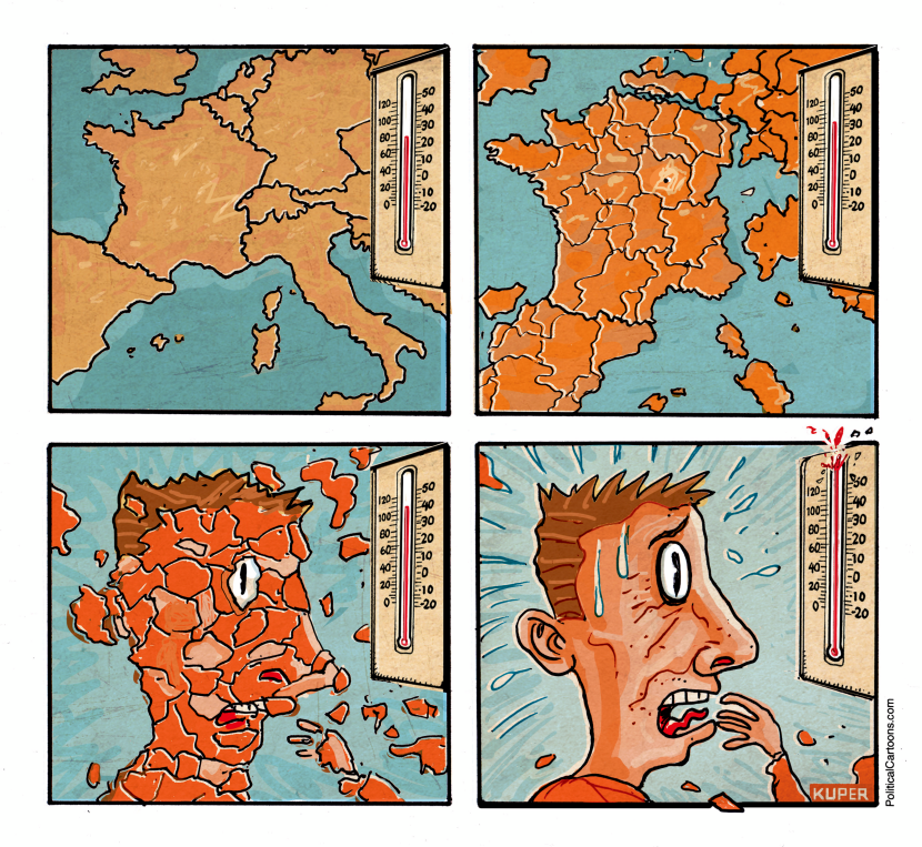 Europe Breaks Temperature Records