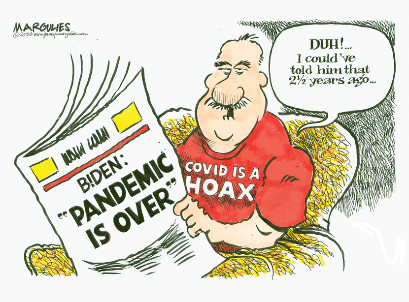 Biden says Pandemic is over