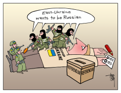 OCCUPIED UKRAINE REFERENDUM by Arend van Dam