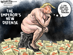 THINKER TRUMP by Kevin Siers