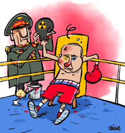 BOXING PUTIN  by Frederick Deligne