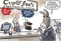 CUP O’ JOE RE-ELECTION by Jeff Koterba