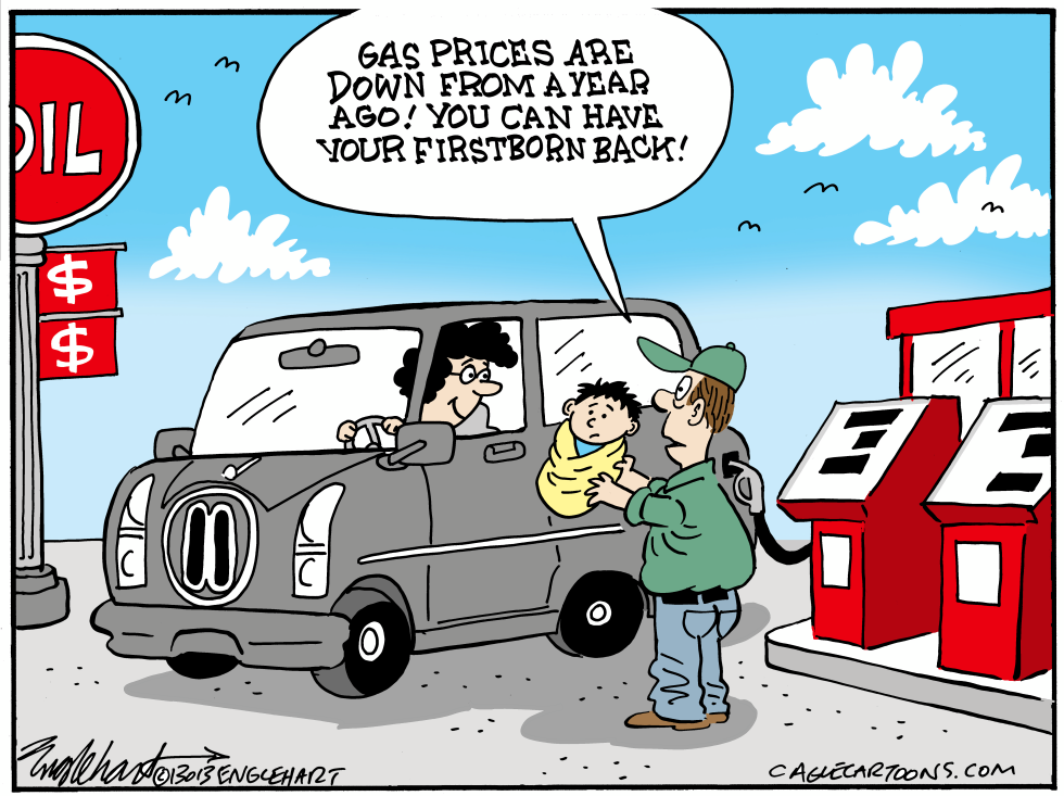 Gas Prices Down From Last Year