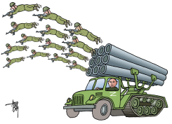 RUSSIAN CANNON FODDER by Arend van Dam