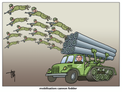 RUSSIAN CANNON FODDER by Arend van Dam
