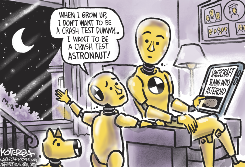 Crashing an Asteroid
