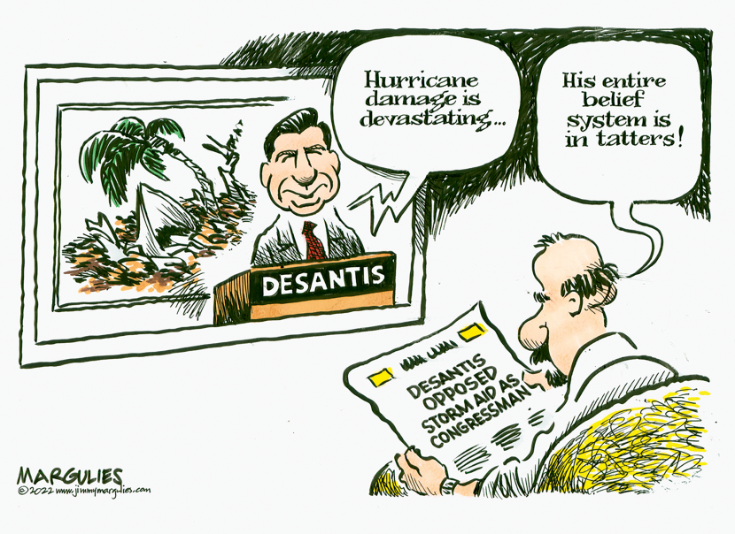 DeSantis and Florida Hurricane