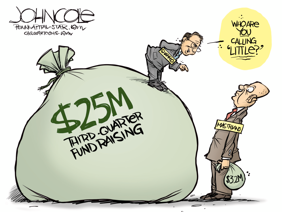 PENNSYLVANIA Shapiro and Mastriano fund raising