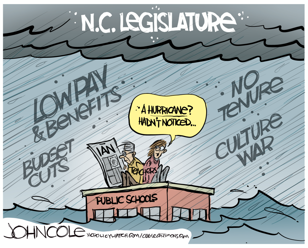 NORTH CAROLINA Stormy weather for public schools