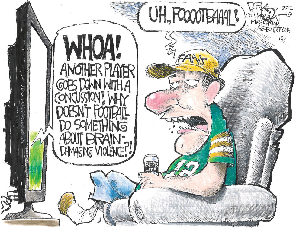 Football brain damage