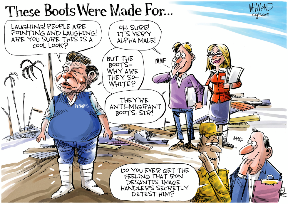 Desantis' go-go boots