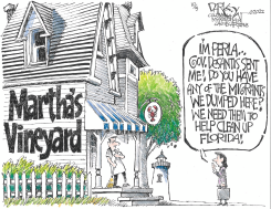 DESANTIS CHANGES HIS TUNE by John Darkow