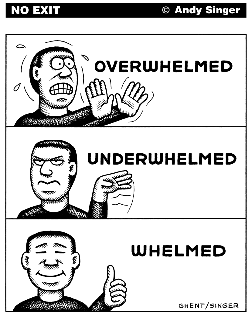 Overwhelmed Whelmed